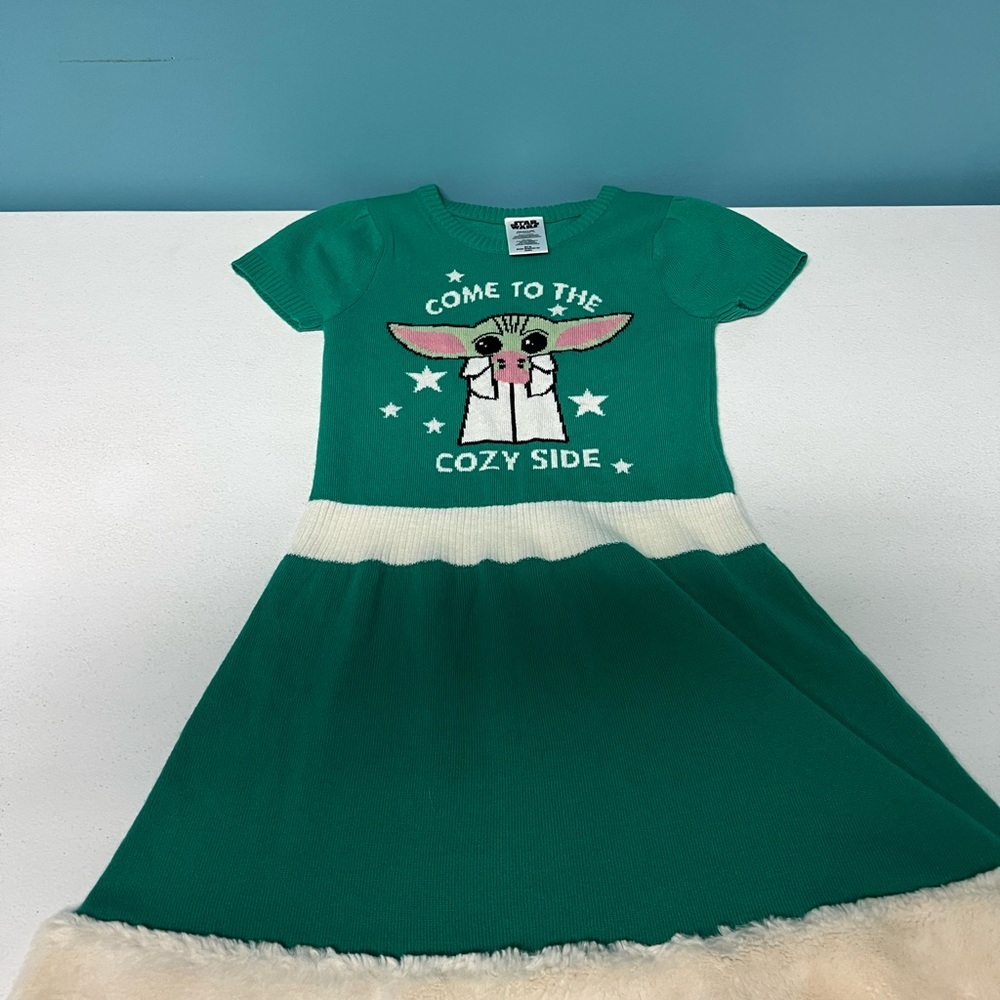 Star Wars Green Sweater with Character Design
